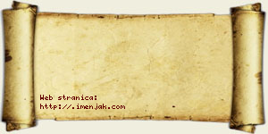 Hana Mićunović vizit kartica